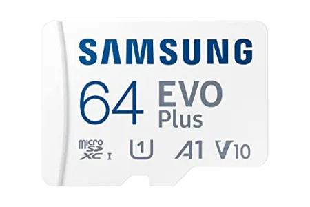 Samsung EVO Plus 64GB microSDXC UHS I U1 130MB s Full HD 4K UHD Memory Card with Adapter MB MC64KA Blue