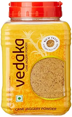 Vedaka Jaggery Powder 1kg Jar 