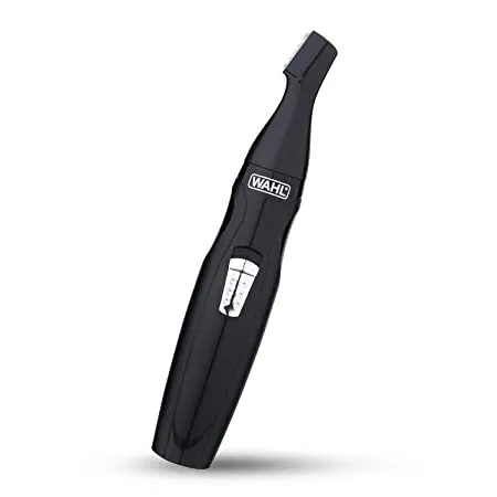 Wahl 5608 524 Cordless Mini Groomsman Grooming 3 in 1 Trimmer 3 Taatchments Nose Trimmer Reciprocating head Precision Detailer Rinseable blades Black