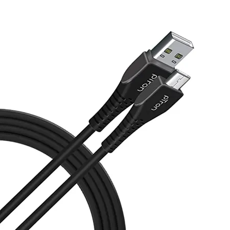 pTron Solero M241 2 4A Micro USB Data Charging Cable Made in India 480Mbps Data Sync Durable 1 Meter Long USB Cable for Micro USB Devices Black 