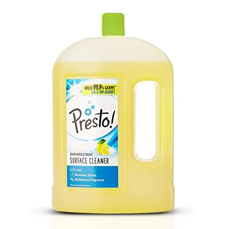 Amazon Brand Presto Disinfectant Surface Floor Cleaner 2 Litre Citrus 