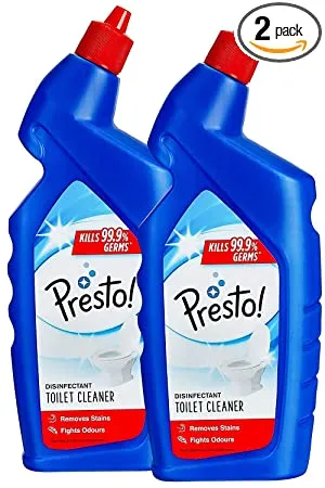Amazon Brand Presto Toilet Cleaner 1 L Pack of 2 