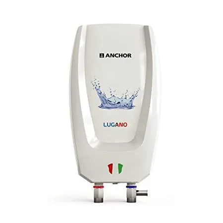 Anchor by Panasonic Lugano 3L Geyser Instant Water Heater with advance 4 level safety Geyser with Glassline Inner Tank
