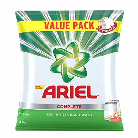 Ariel Complete Detergent Washing Powder 4Kg Value Pack