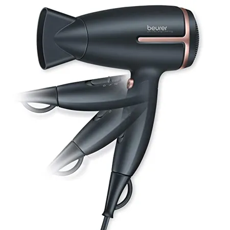 Beurer HC25 Travel Hair Dryer 3 years Warranty 1600 Watts Black