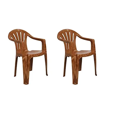 Cello Capri Chair Set Pack of 2 Sandalwood Brown