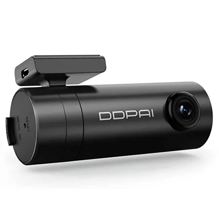 DDPAI Mini Car Dash Camera Full HD 1080p 140 Wide Angle F2 0 Aperture Super Capacitor G Sensor WiFi Parking Mode Upto 128GB Supported Designed for Hot Indian Weather 