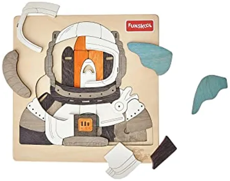 EKOPLAY Man ON The Moon Wooden Puzzle
