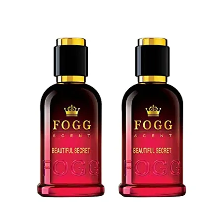 Fogg Beautiful Secret Scent Eau De Parfum Women s Perfume Long lasting Fresh Floral Fragrance 100ml Pack of 2 