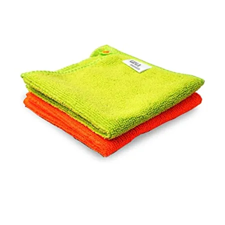 Gizga Essentials Microfiber Cloth 240 GSM Highly Absorbent Multipurpose Cloth for Laptop Mobile Screen Cleaning Automotive Microfibre Towels for Car Bike Cleaning Polishing Kitchen Cloth 2 units