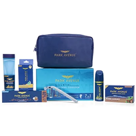 Park Avenue Essential Grooming Collection 7 in 1 Combo Grooming Kit for men Gift Set for men Gift Hamper for men