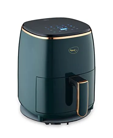 Pigeon Healthifry Digital Air Fryer 360 High Speed Air Circulation Technology 1200 W with Non Stick 4 2 L Basket Green