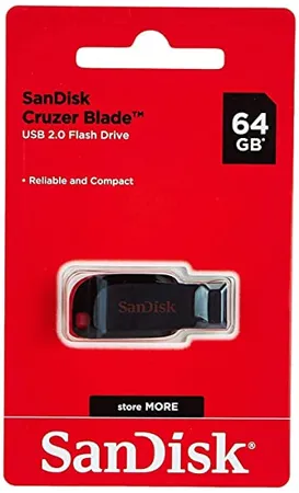 SanDisk Cruzer Blade 64GB USB 2 0 Flash Drive