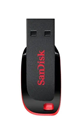 SanDisk SDCZ50 128G I35 USB2 0 128 GB Pen Drive Red and Black 