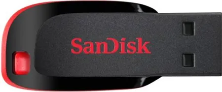 Sandisk Cruzer Blade 16 GB Utility Pendrive Red Black 