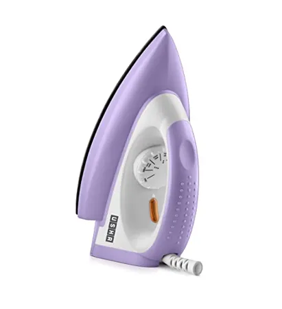 USHA Armor AR1100WB 1100 W Dry Iron with Black Weilburger Soleplate Purple 