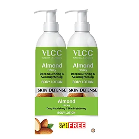 VLCC Almond Honey Deep Nourishing Skin Brightening Body Lotion 350 ml White Pack of 2