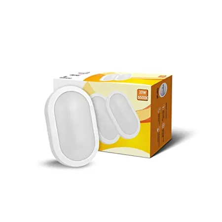 Wipro Garnet 10w LED Bulkhead Coolwhite Pack of 1 
