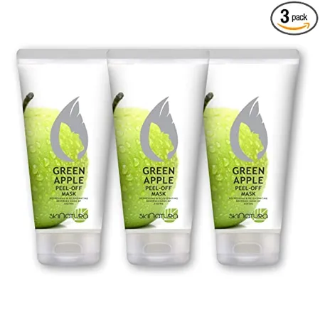 skinatura Green Apple Peel off Mask 100g Refreshing and Rejuvenating 300g Pack of 3 