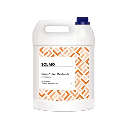 Amazon Brand Solimo Germ Protect Handwash Liquid 5 Litre