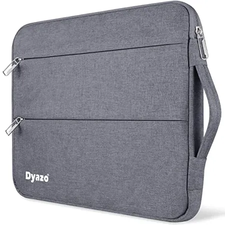 Dyazo 13 3 inch Laptop Bag Sleeve Sleeve Bag Cover for 13 inch Apple Mac Book Air Pro Retina 13 13 3 inch MacBook 13 3 inch and All Other laptops Notebooks with Front Packet and Handle Grey 