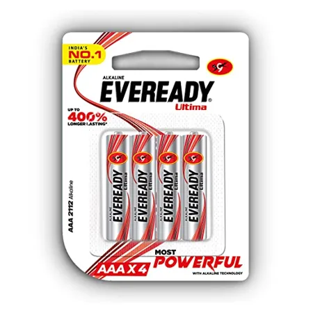EvereadyUltima AAA Alkaline Battery Pack of 20