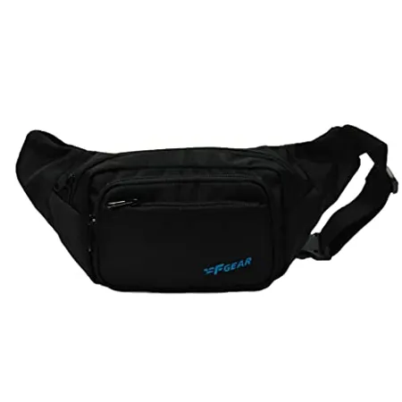 F Gear Miles Guc Black Sports Waist Bag 3681 