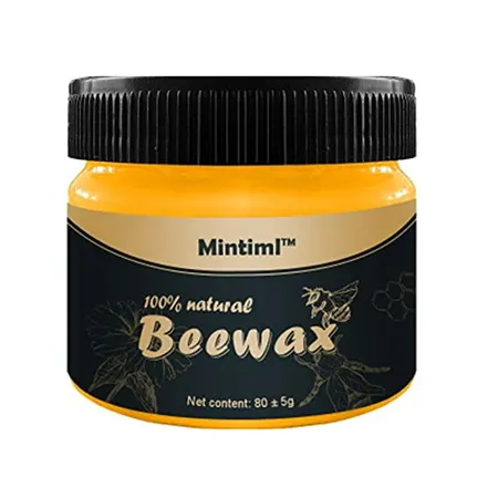 Jessiy Wood Seasoning Beewax Natural Beewax Polish for Wood Furniture Metal Leather Complete Solution Furniture Care Cleaning Protect and Enhance The Shine