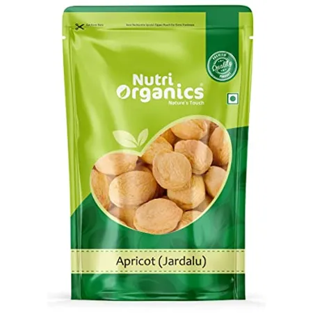 Nutri Organics Dry Fruits Dried Apricot Jardalu Badam BOR Khumani Dry Fruit 500g