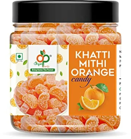 Organic Purify Orange Candy Narangee Candy Narangee Toffee Orange Toffee Orange Flavoured Toffee Pack of 400gm Jar Pack