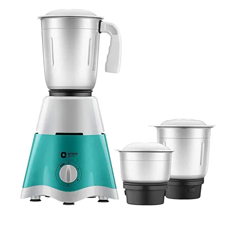 Orient Electric MGBL50TG3 500W Mixer Grinder with 3 Jars Green Turquoise Green