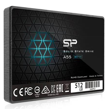 Silicon Power Ace A55 512GB SATA SSD Up to 560MB s 3D NAND with SLC Cache 2 5 Inch SATA III Internal Solid State Drive for Desktop Laptop PC Computer