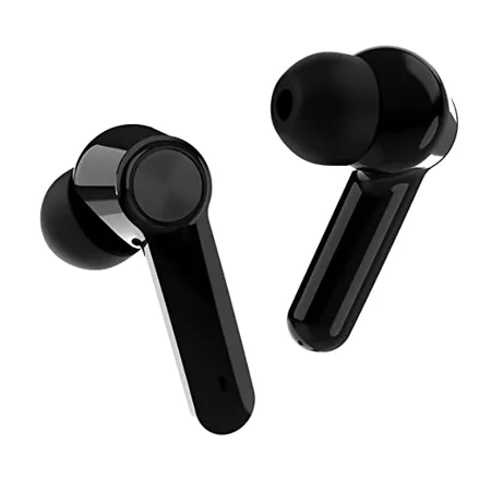 TAGG Liberty Buds Plus Truly Wireless Earbuds in Built Gaming Mode BassX Mode Quad Mic Fast Charge and Low Latency Upto 60ms Black 