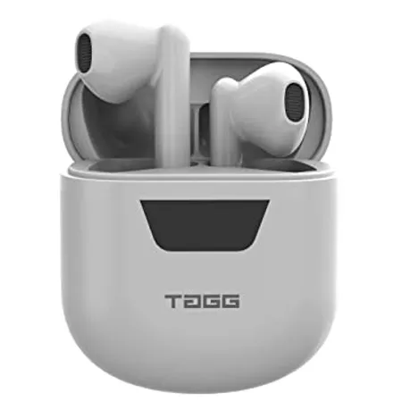 TAGG Newly Launched Liberty Buds Mini Truly Wireless Earbuds with Quad Mic Fast Charge Rich Bass 13mm Dynamic Drivers White 
