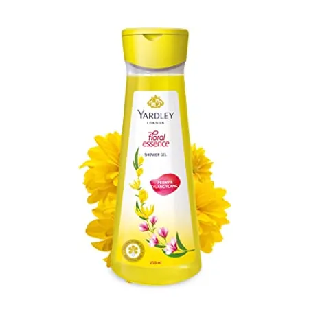 Yardley London Floral Essence Shower Gel Peony Ylang Ylang 250ml White