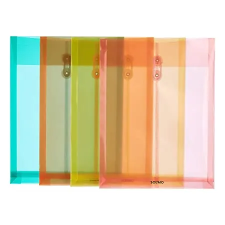 Amazon Brand Solimo Envelope Pack of 4 Assorted Color 