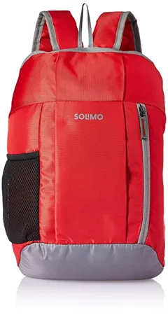 Amazon Brand Solimo Hiking Day Backpack 15L Red