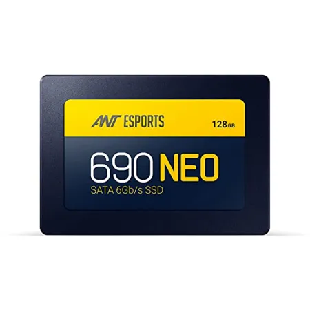 Ant Esports 690 Neo Sata 2 5 128 GB SSD Internal Solid State Drive SSD with SATA III Interface 6Gb s Fast Performance Ultra Low Power Consumption with Quad Channel Controller Black