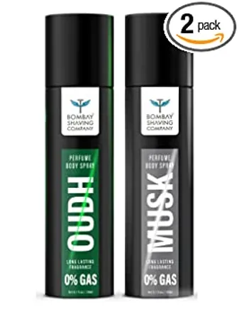 BOMBAY SHAVING COMPANY Musk Oudh Deodorant Combo Pack Premium Long Lasting Body Spray For Men