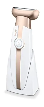 Beurer HL 35 lady shaver with Flexible shaver head suitable for wet and dry shaving with integrated trimmer Hypoallergenic shaving foil prevents skin irritation Battery powered 3 years Warranty 