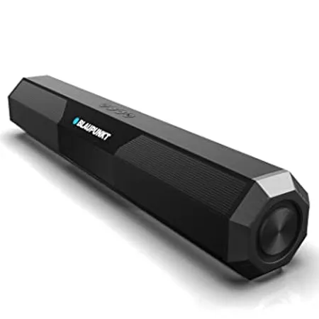 Blaupunkt SBA20 16W Bluetooth Soundbar for TV with Bluetooth SD Card Aux Mini Sound Audio System for TV Speakers Mobile PC Projectors Tablets Laptops