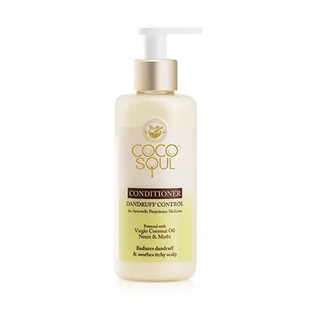 Coco Soul Dandruff Control Conditioner with Ayurvedic Medicine 100 Cold Pressed Virgin Coconut Oil Neem Methi Sulphate Paraben Free From the Makers of Parachute Advansed 200ml