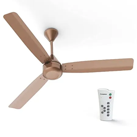 Crompton Energion Cromair 1200mm 48 inch High Speed 5S 28W Energy Efficient BLDC Ceiling Fan with Remote Brown 