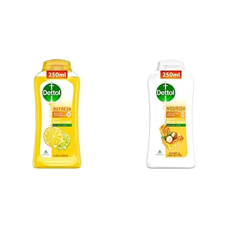 Dettol Body Wash and Shower Gel Refresh 250ml Dettol Body Wash and Shower Gel Nourish 250ml