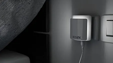 Ecolink Eclipse USB Charger Touch Night lamp 2 USB Ports with 0 5W Bedside Light Pack of 1