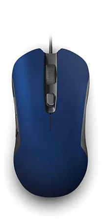 Gaming mouse Nacon GM 110 optical sensor 2400 dpi 6 buttons Cable 1 8 m Compatible Windows XP Vista 7 8 11 BLUE 