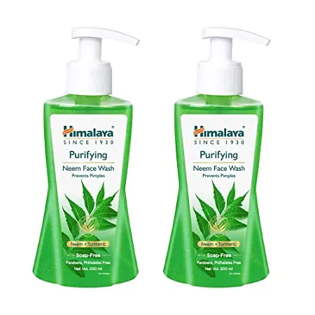 Himalaya Herbals Purifying Neem Face Wash 200ml Pack of 2 