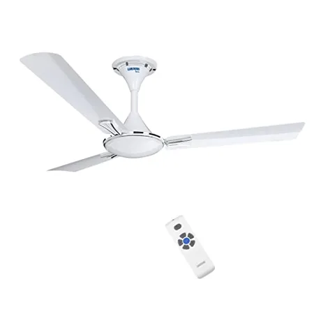 Luminous Audie 1200mm Smart Ceiling Fan for Home and Office with Remote IoT Works with Alexa Mirage White 