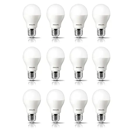 Philips Ace Saver Base E27 2 7 Watt LED Bulb Pack of 12 Cool Day Light 