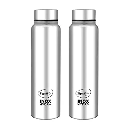 Pigeon by Stovekraft Inox Hydra Plus Stainless Steel Drinking Water Bottle 900 ml Silver